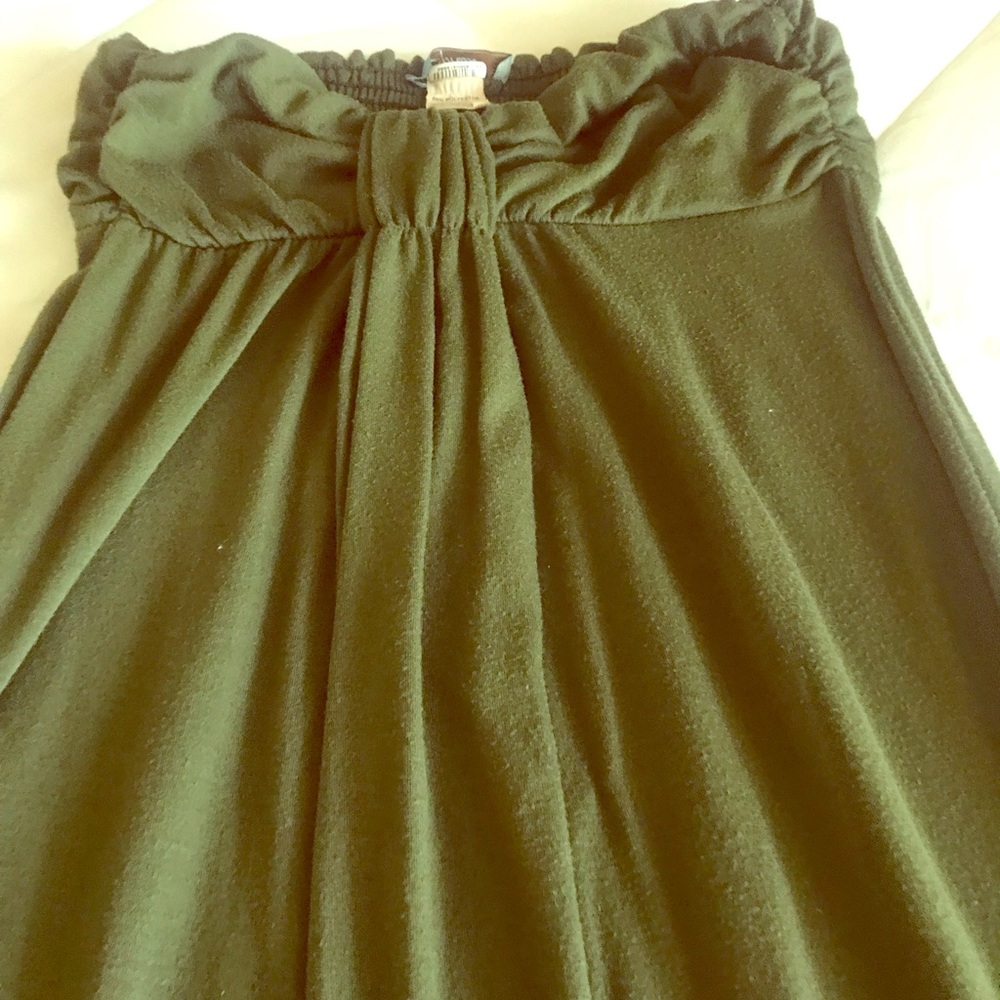 Super adorable Espresso olive green dress